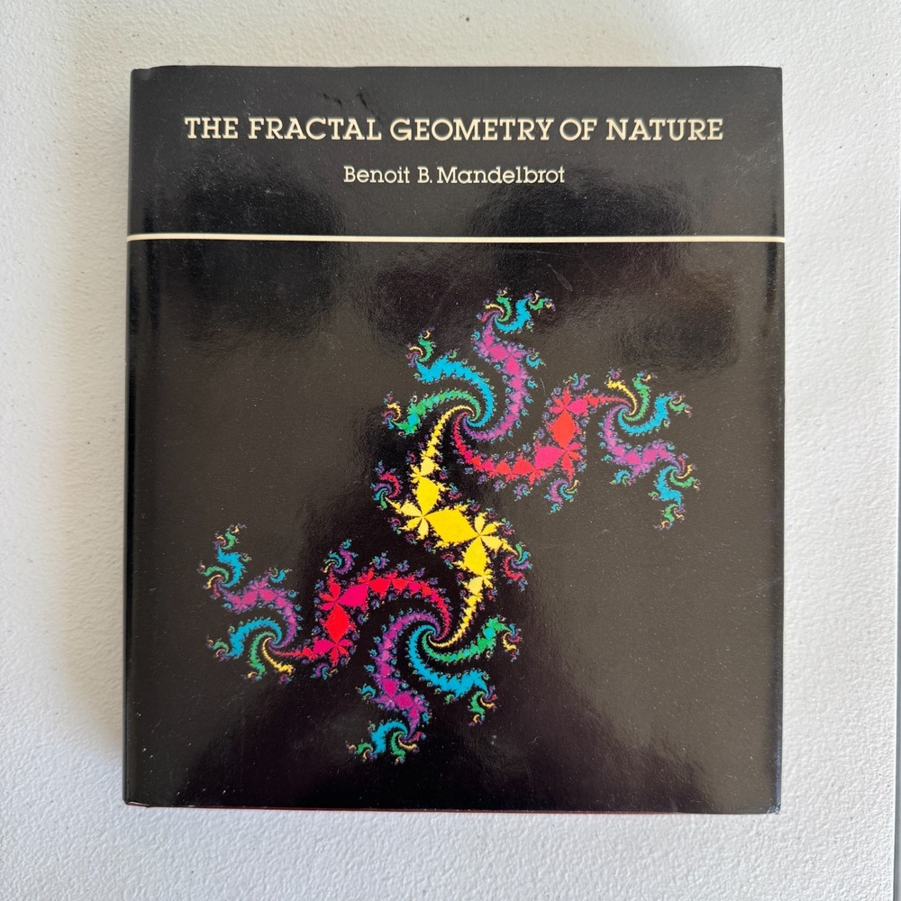 The Fractal Geometry of Nature Benoit Mandelbrot Hardcover w/ Dust Jacket